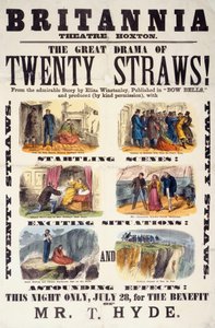 Affiche de théâtre - Vingt pailles - Unbekannt Unbekannt